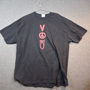 U2 Vertigo Tour 2005 T-Shirt Mens 2XL Black Murina USA Made Band Tee Graphic